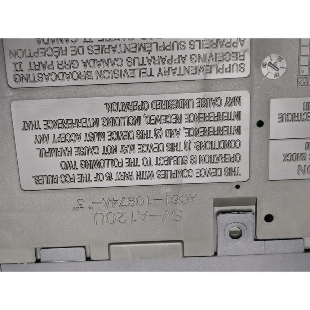 Samsung VR5608 VHS VCR 4 Head Video Cassette RecorderFOR PARTS REPAIR AS-IS